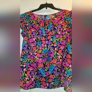 Shein shirt with ruffle sleeves